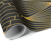 アールデコ金ゴールド ラッピングペーパー (ロールコーナー)