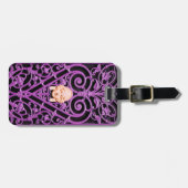 アールデコ鍛錬鉄2トラベルラゲッジタグ ラゲッジタグ (正面横)