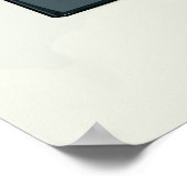 アールデコ顔、追加文字 ポスター (角)