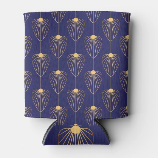 アールデコ黄金フローラエレガント: 缶クーラー (正面)