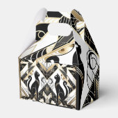 アールデコ黒猫 フェイバーボックス (裏面サイド)