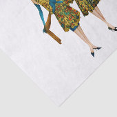 アールデコ1920年代の女性が町を出る 薄葉紙 (詳細)