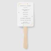 アールデコ1920結婚年代のサービス用手扇風機 ハンドファン (裏面)