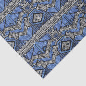 アールデコ1920sブルーシルバービーズのドレスデコページ 薄葉紙 (詳細)