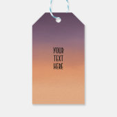 アールデコ1930年代の女性とクライスラー建物 ギフトタグ (裏面)