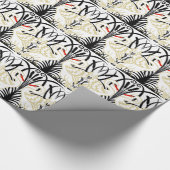 アールデコ2羽の白鳥 ラッピングペーパー (角)