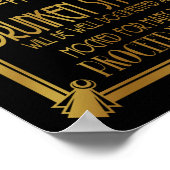 アールデコ20のスタイルオープンバー ポスター (角)