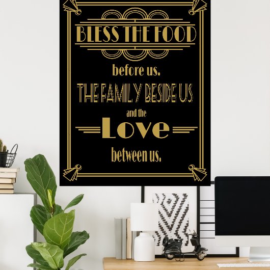 アールデコ20のスタイル賛美このプリント ポスター (ホームオフィス)