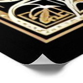 アールデコ20代フラッパーNo 2ポスター ポスター (角)