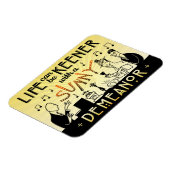 アールデコ20sレトロサニーの態度感動的 マグネット (左側)