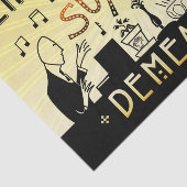 アールデコ20sレトロサニーの態度感動的 薄葉紙 (詳細)