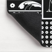 アールデコ30sエレガンスフォーマルフローラダマスク マウスパッド (コーナー)