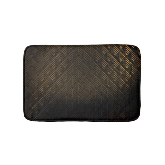 アールデコ3Dイラストレーション背景 バスマット (正面)