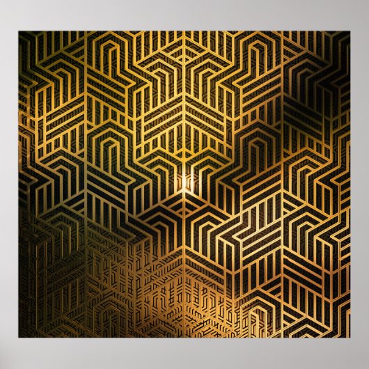 アールデコ3Dイラストレーション、広告壁紙。 ポスター (正面)