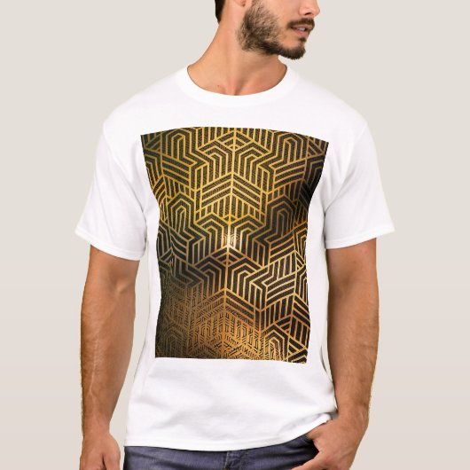 アールデコ3Dイラストレーション、広告壁紙。 Tシャツ (正面)
