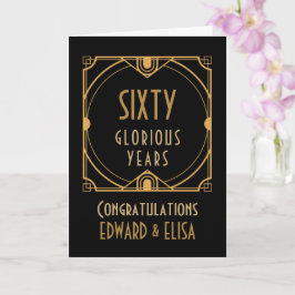 アールデコ60周年記念名称六年黒番 カード