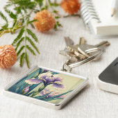 アールデコ アイリス キーチェーン (側面)