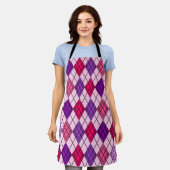 アールデコ アーガイル エプロン (着用した状態)