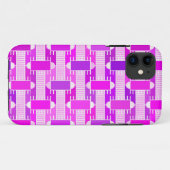 アールデコ・インダストリアルシック、紫、蘭、ラベンダー Case-Mate iPhoneケース (裏面(横))