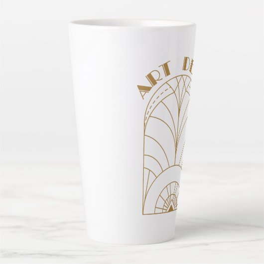 アールデコ カフェラテマグ (正面)