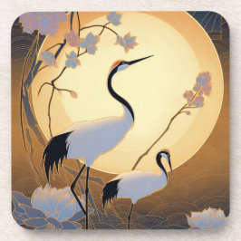 アールデコ カモシカ ハードプラスチック コースター セット