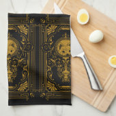 アールデコ キッチンタオル (四つ折り)