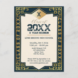 アールデコ「クラス」の高校1年懇親会 ポストカード