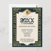 アールデコ「クラス」の高校1年懇親会 ポストカード (正面/裏面)