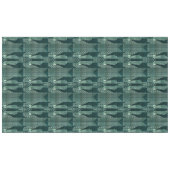 アールデコ,グリーン,ブラック,パターン,アールヌーボー,ヴィンテージ テーブルクロス (正面(横))