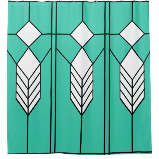 アールデコ シャワーカーテン (正面)