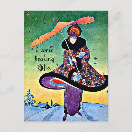 アールデコ シーズンポストカード (正面)