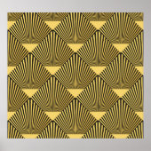 アールデコ:シームレスな装飾オーナメント ポスター (正面)