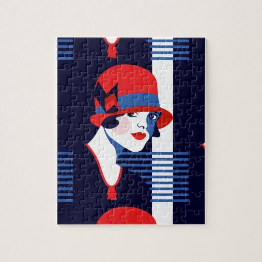 アールデコ ジグソーパズル (縦)