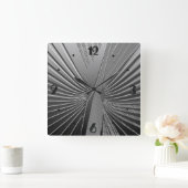 アールデコ スクエア壁時計 (ホーム)