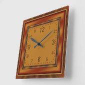アールデコ スクエア壁時計 (傾斜)