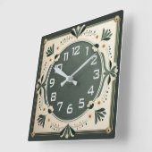 アールデコ スクエア壁時計 (傾斜)