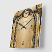 アールデコ スクエア壁時計 (傾斜)