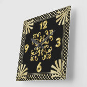 アールデコ スクエア壁時計 (傾斜)