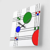 アールデコ  スクエア壁時計 (傾斜)