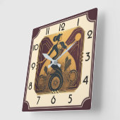 アールデコ スクエア壁時計 (傾斜)