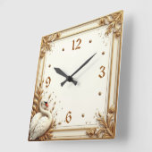 アールデコ スクエア壁時計 (傾斜)