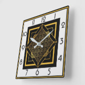 アールデコ スクエア壁時計 (傾斜)