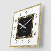 アールデコ スクエア壁時計 (傾斜)