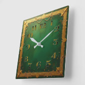 アールデコ スクエア壁時計 (傾斜)