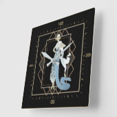 アールデコ スクエア壁時計 (傾斜)