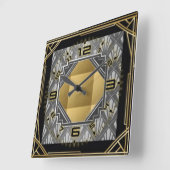 アールデコ スクエア壁時計 (傾斜)