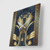 アールデコ スクエア壁時計 (傾斜)