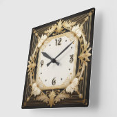 アールデコ スクエア壁時計 (傾斜)