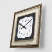 アールデコ スクエア壁時計 (傾斜)