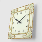 アールデコ スクエア壁時計 (傾斜)